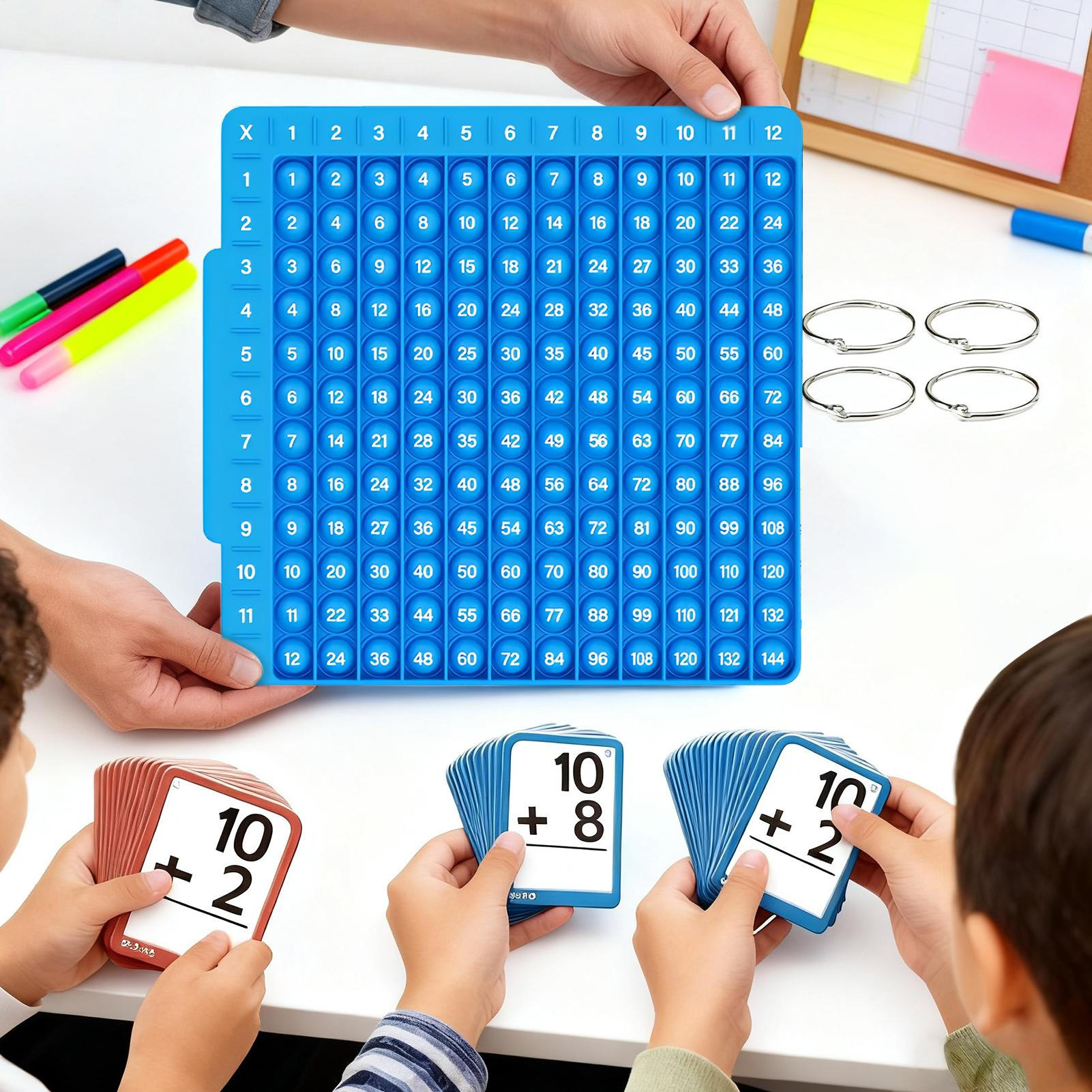 Board Game Live - Math Flash Cards Game With Board