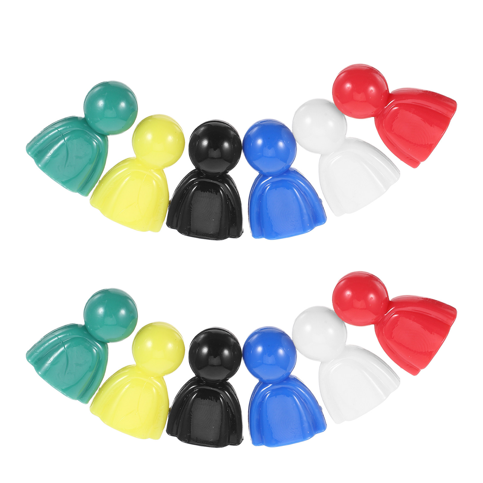 Board Game Night - 120Pcs Multi-Color Snowman Game Pieces Plastic