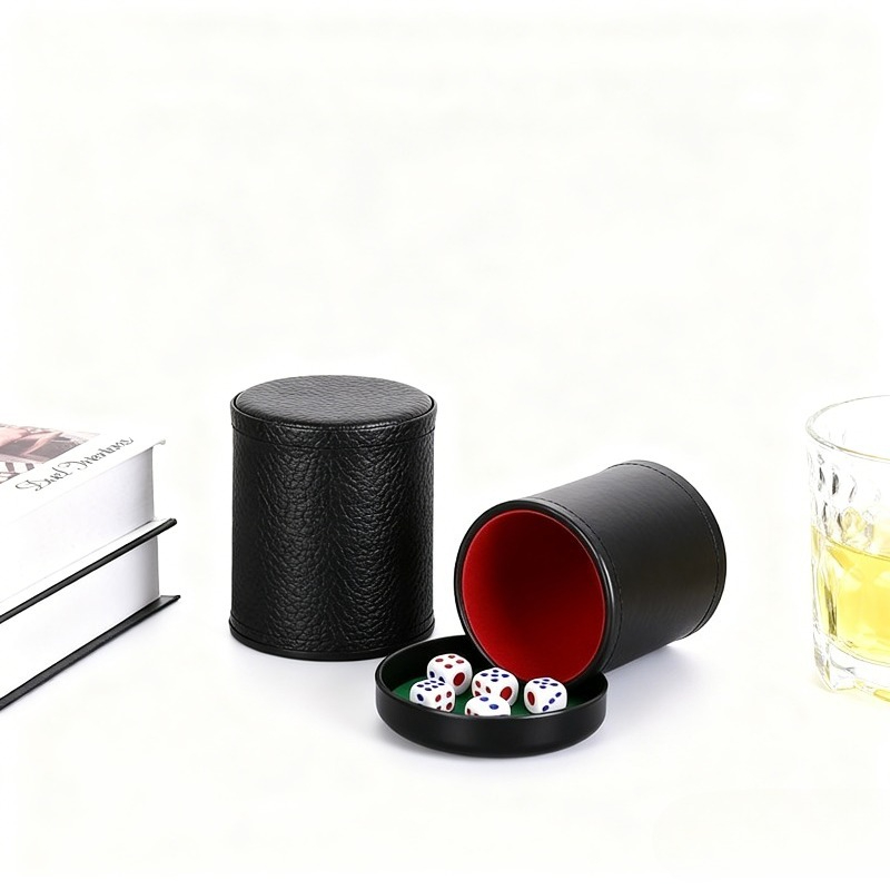Orange Green Red Leather Dice  - Board Game Yahtzee 评论和价格