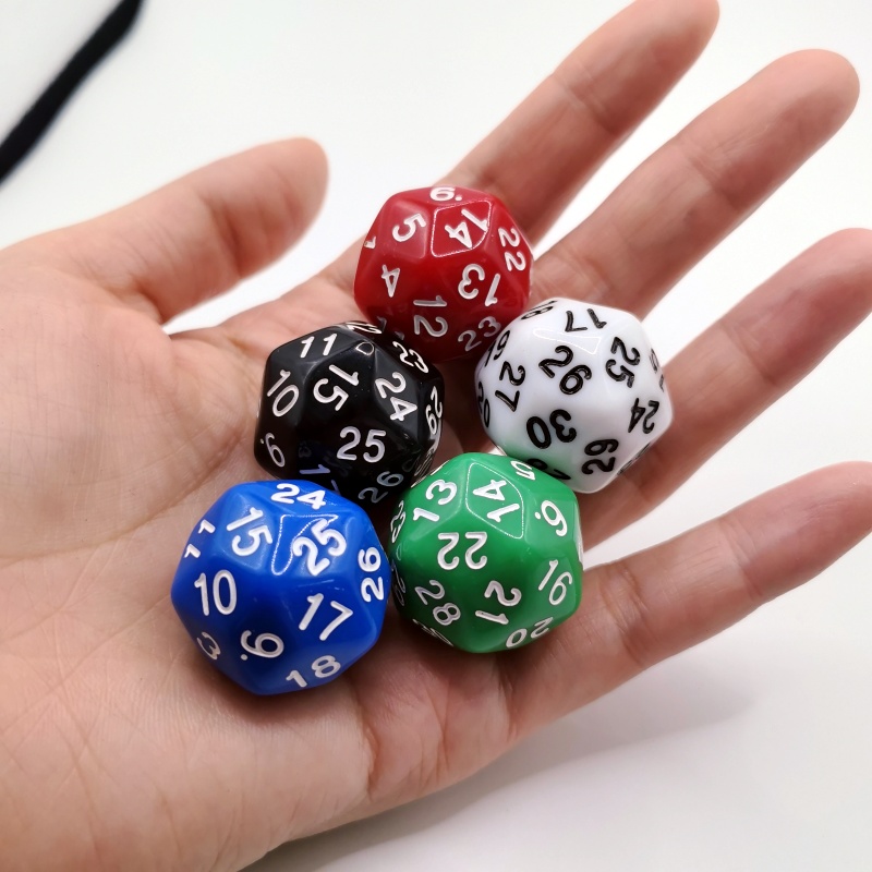 5pcs Cube 30 Sides D30 dungeon - Board Game Yahtzee 评论和价格