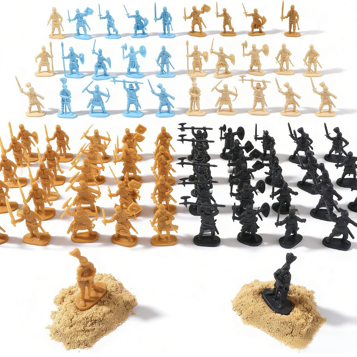 24Pcs Miniature Medieval Soldi - Board Game War 评论和价格
