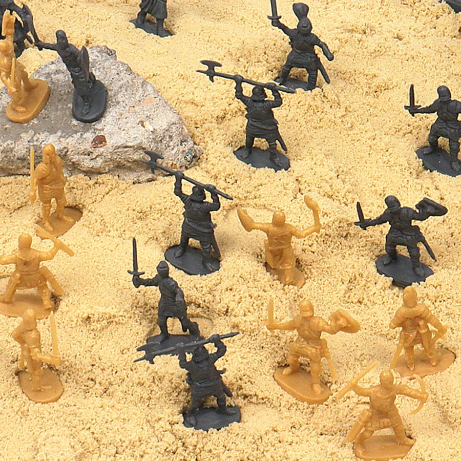 24Pcs Miniature Medieval Soldi - Board Game War 评论和价格