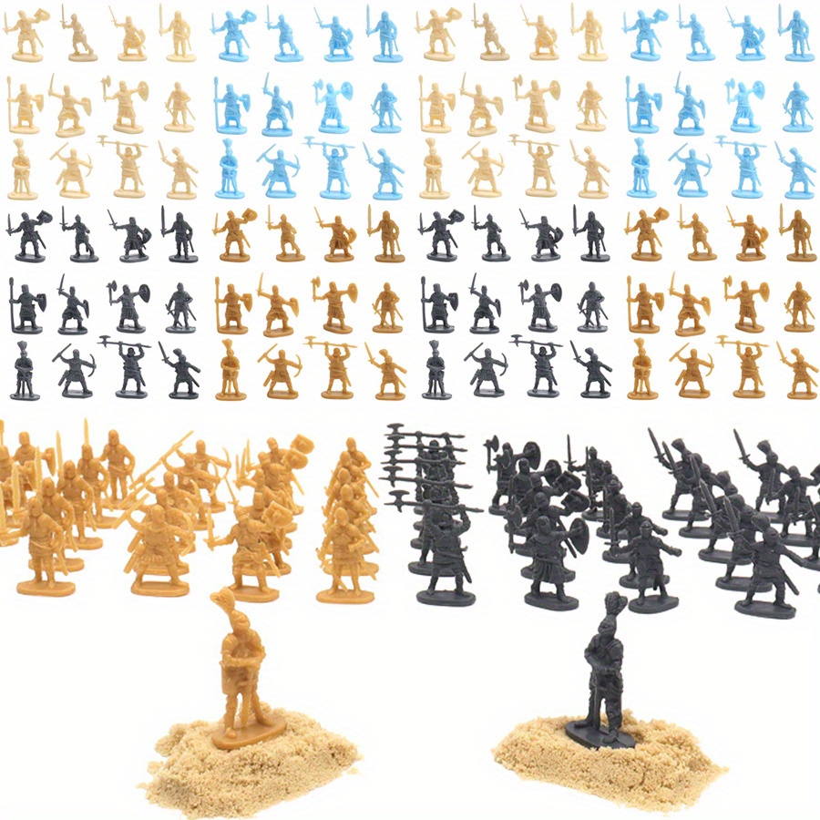 24Pcs Miniature Medieval Soldi - Board Game War 评论和价格