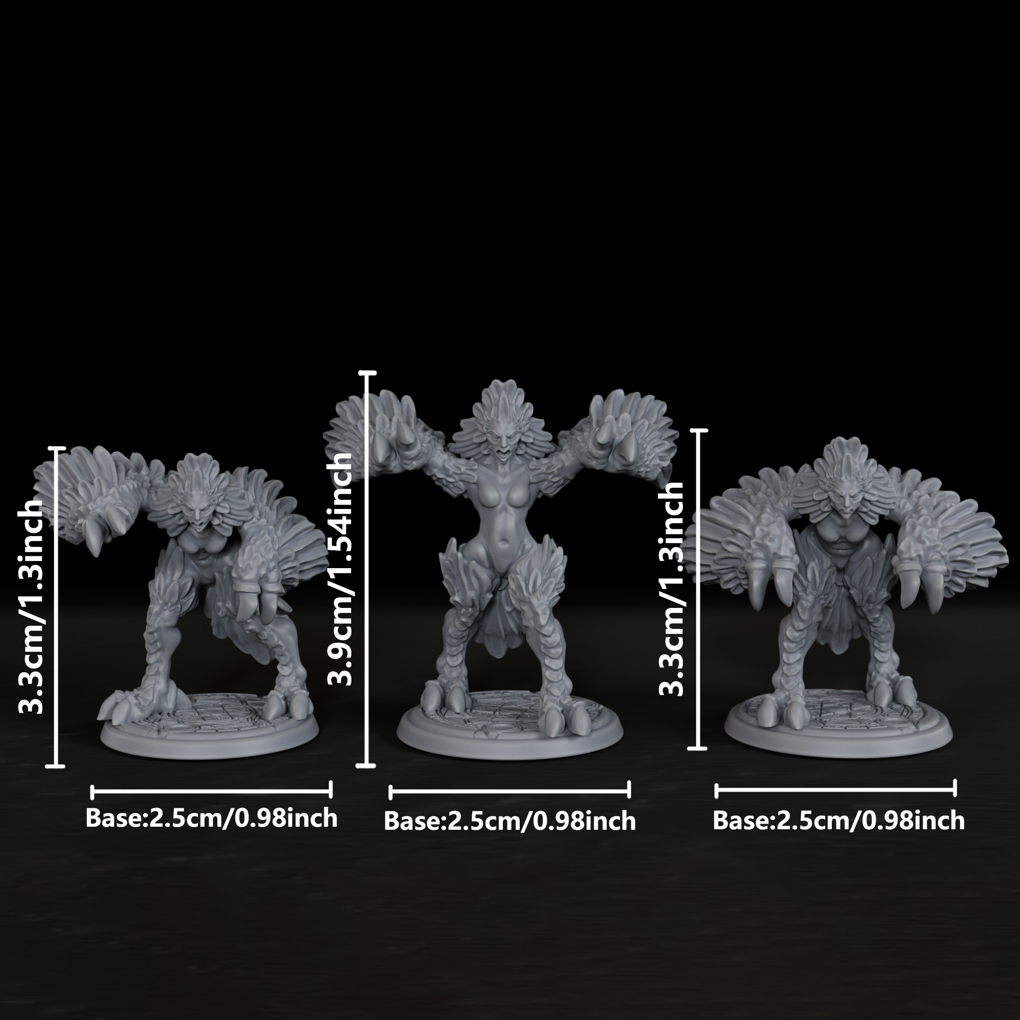 RPG Harpies Miniature - Christ - Board Game Live 评论和价格