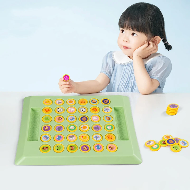 Educational Animal Flip Chess  - Board Game Flip 7 评论和价格