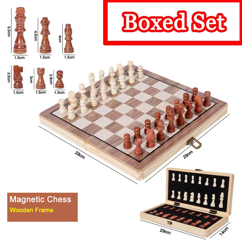 Magnetic Wooden Folding Chess  - Board Game Yearbook 评论和价格