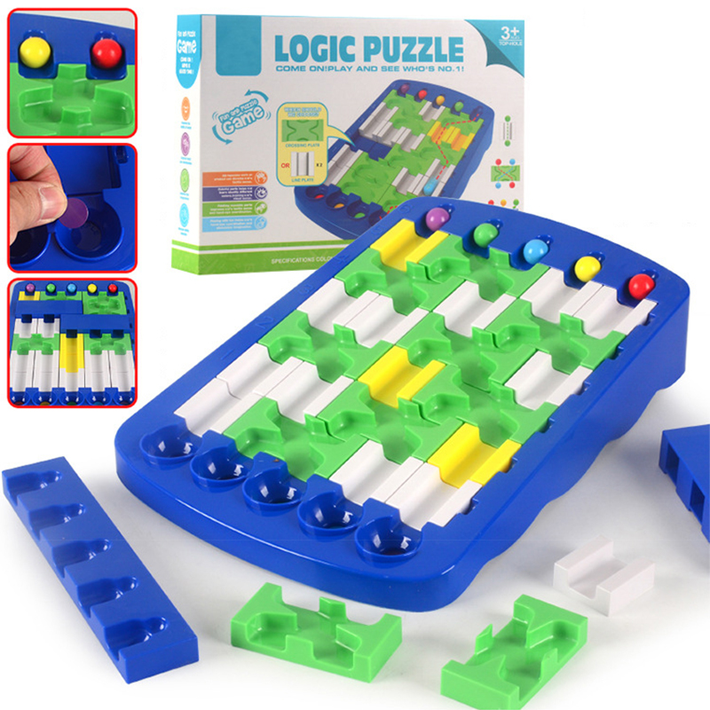 IQ Logical Route Puzzle Bead M - Board Game Race Track 评论和价格