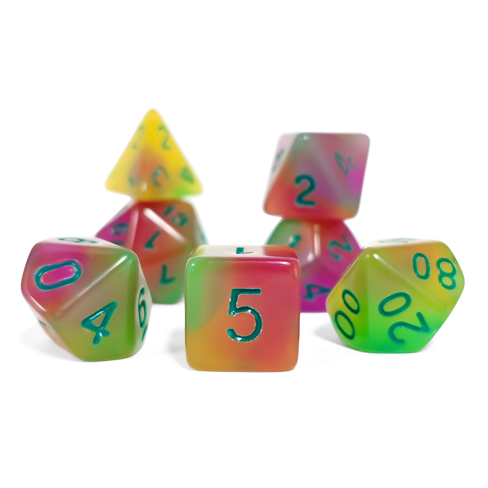 7 Pcs /Set of Glow-in-the Dark - Board Game Dnd 评论和价格