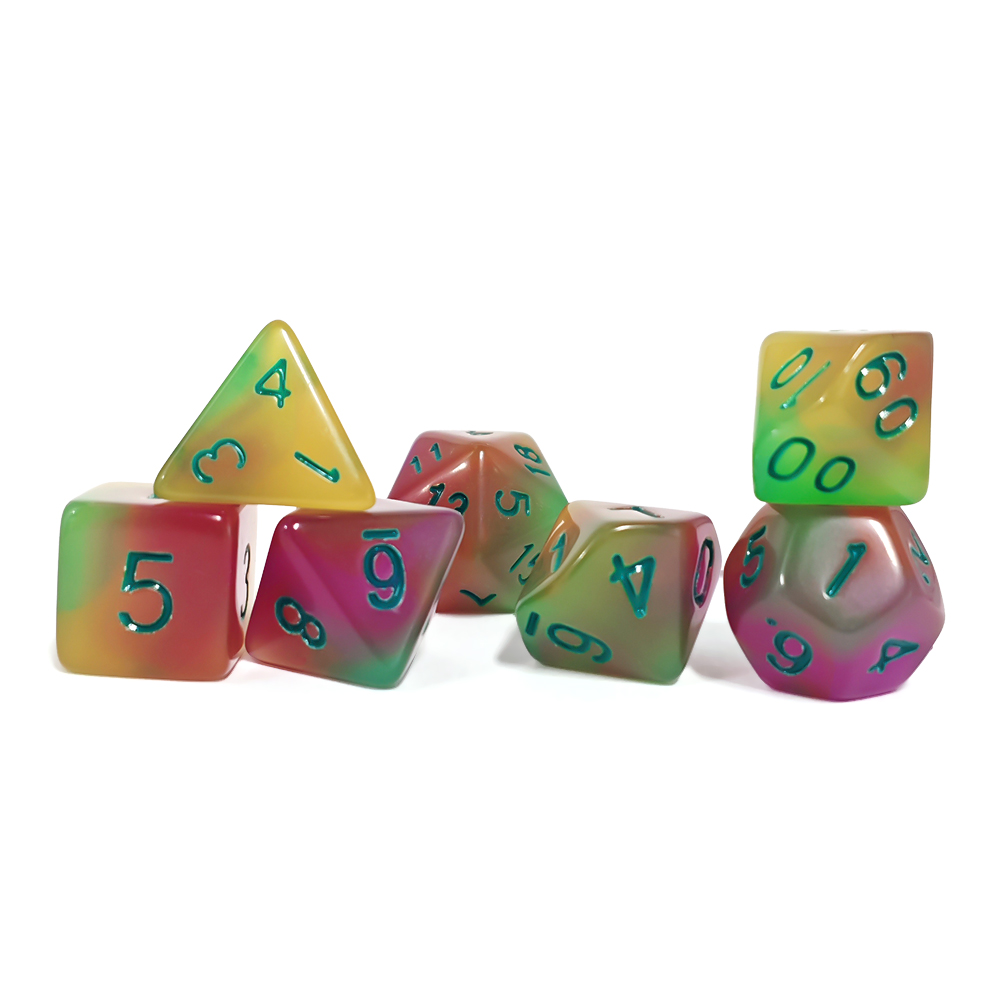 7 Pcs /Set of Glow-in-the Dark - Board Game Dnd 评论和价格