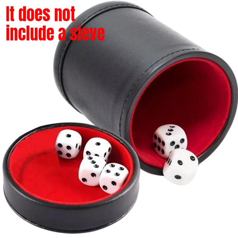Dice Cup Set with Lid - Green/ - Board Game Yahtzee 评论和价格