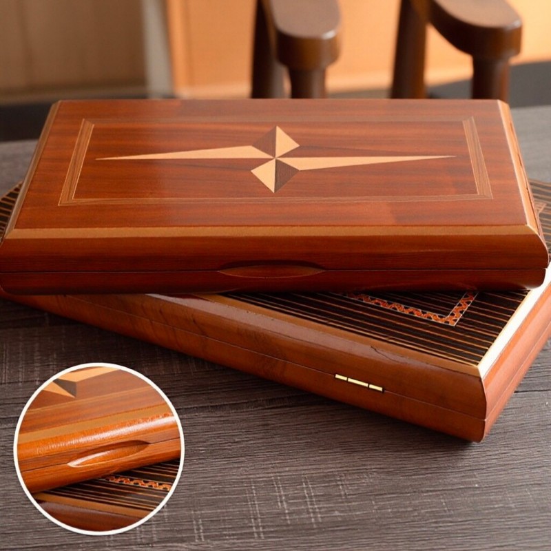 Solid Wood Backgammon 11-19 In - Board Game Yearbook 评论和价格