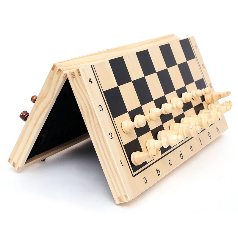 Magnetic Wooden Chess Set Fold - Board Game Yearbook 评论和价格