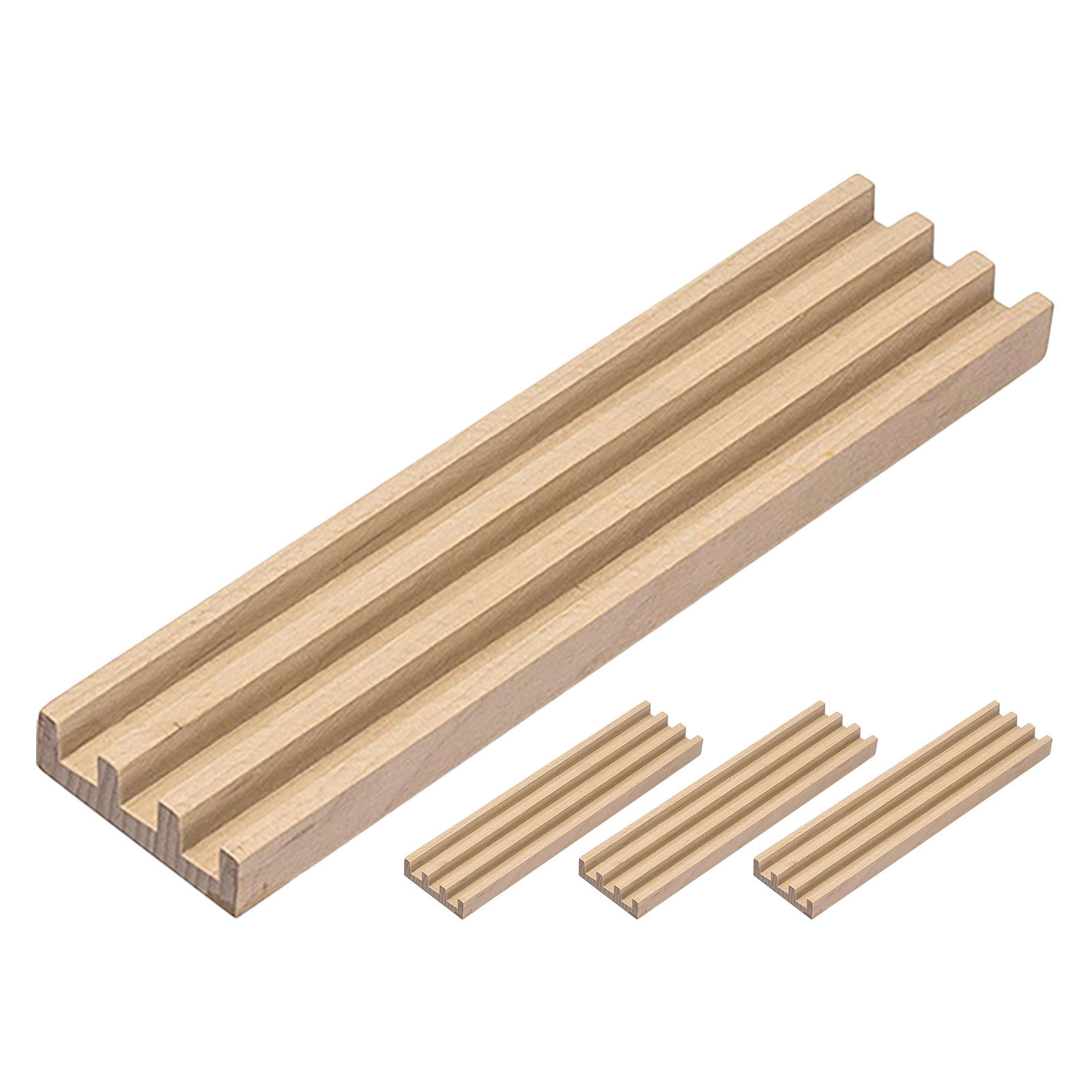 4Pcs Wooden Domino Racks Set N - Board Game Live 评论和价格