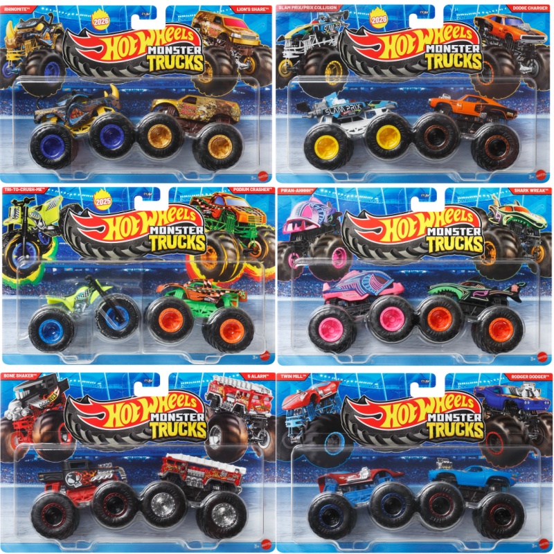2026 Hot Wheels Monster Trucks - Hot Wheels Car Mainline 评论和价格
