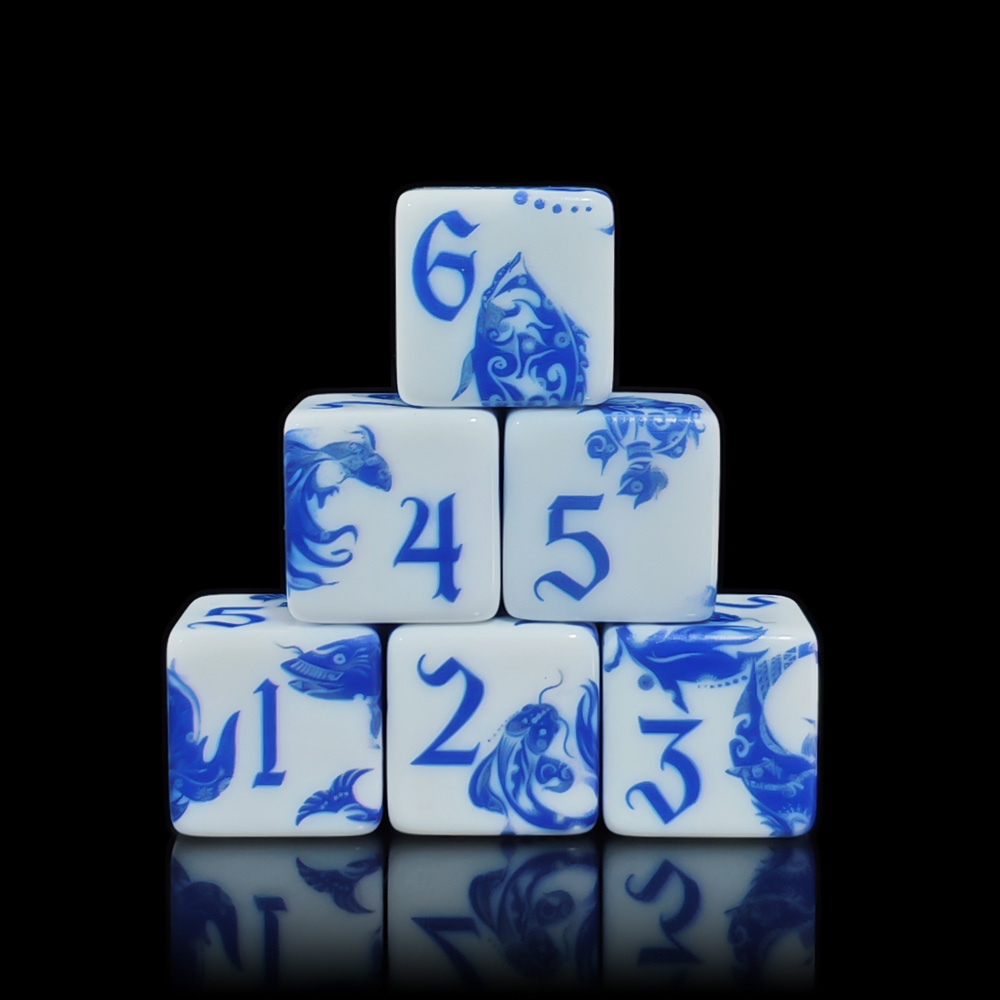 12Pcs Blue And White Porcelain - Board Game Dnd 评论和价格