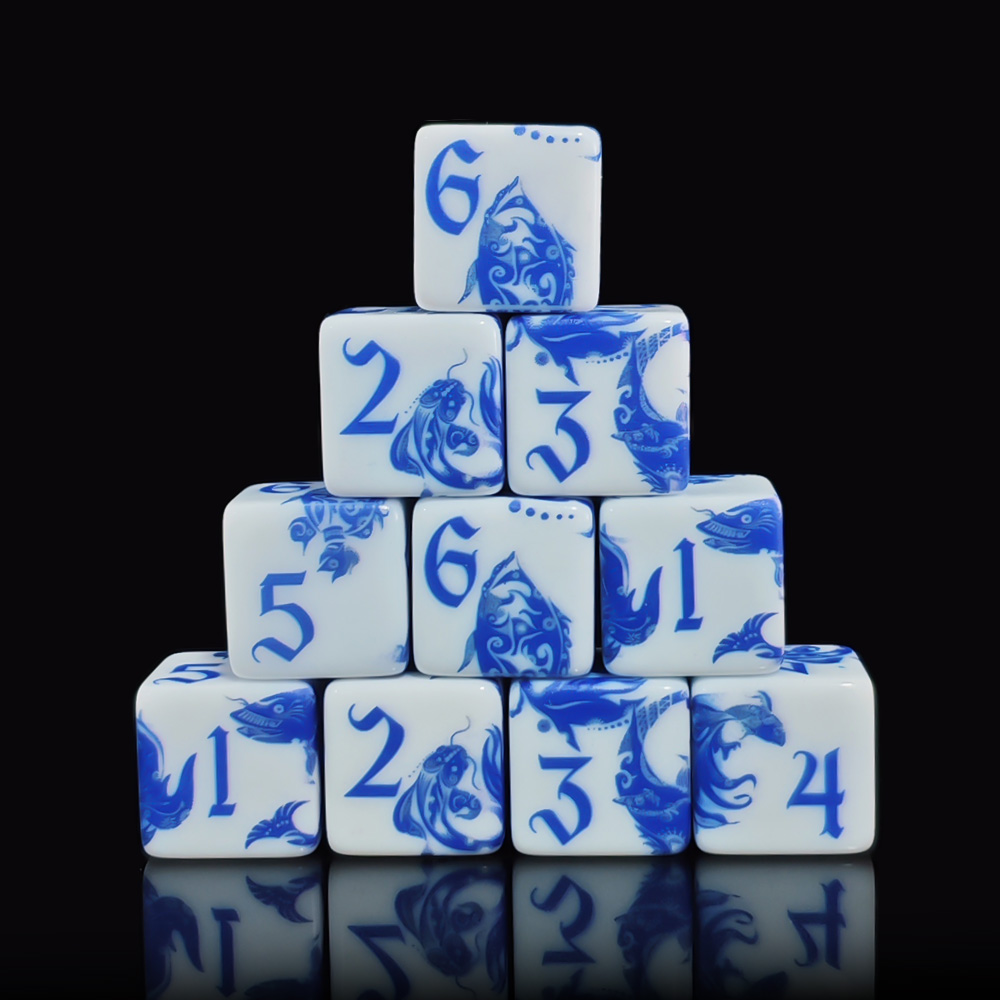 12Pcs Blue And White Porcelain - Board Game Dnd 评论和价格