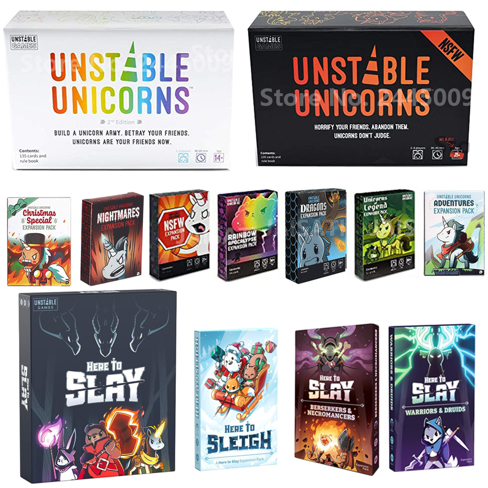 Unicorns card game Christmas S - Board Game Zombie 评论和价格