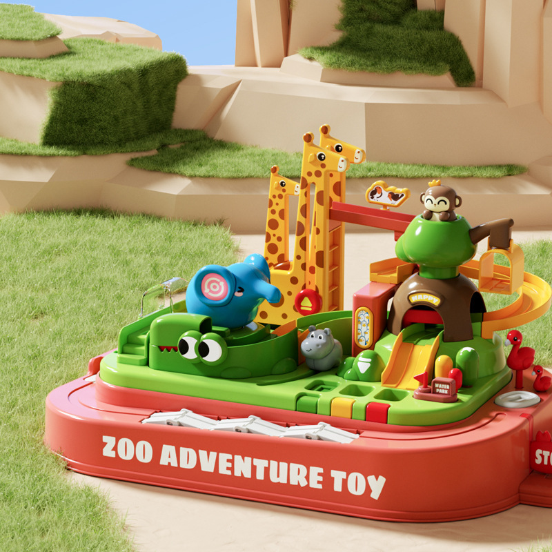 Racing Rail Car Zoo Adventure  - Board Game Race Track 评论和价格
