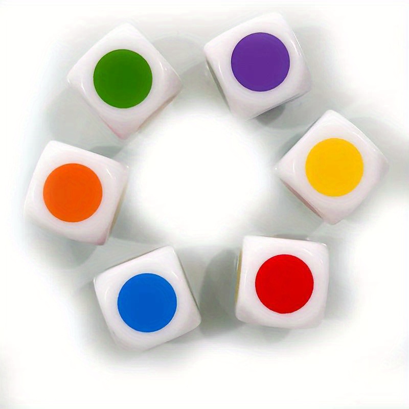 10Pcs Multicolor 6-Sided Numbe - Board Game Yahtzee 评论和价格