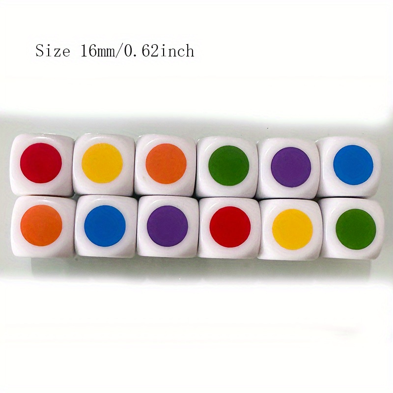10Pcs Multicolor 6-Sided Numbe - Board Game Yahtzee 评论和价格