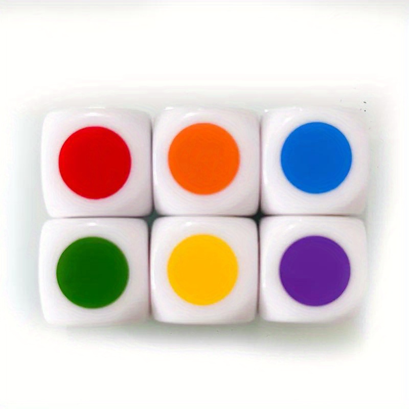 10Pcs Multicolor 6-Sided Numbe - Board Game Yahtzee 评论和价格