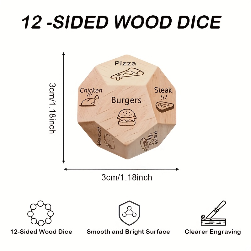 Dining Dice Board Game-12-Side - Board Game Night 评论和价格