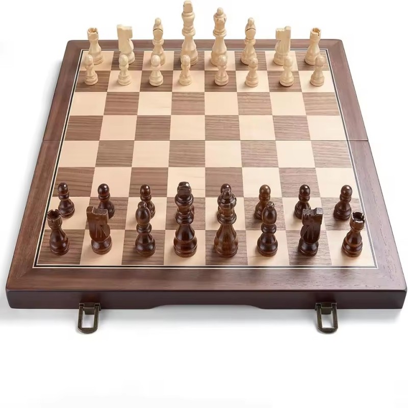 Wooden Magnetic Chess Set for  - Board Game Yearbook 评论和价格