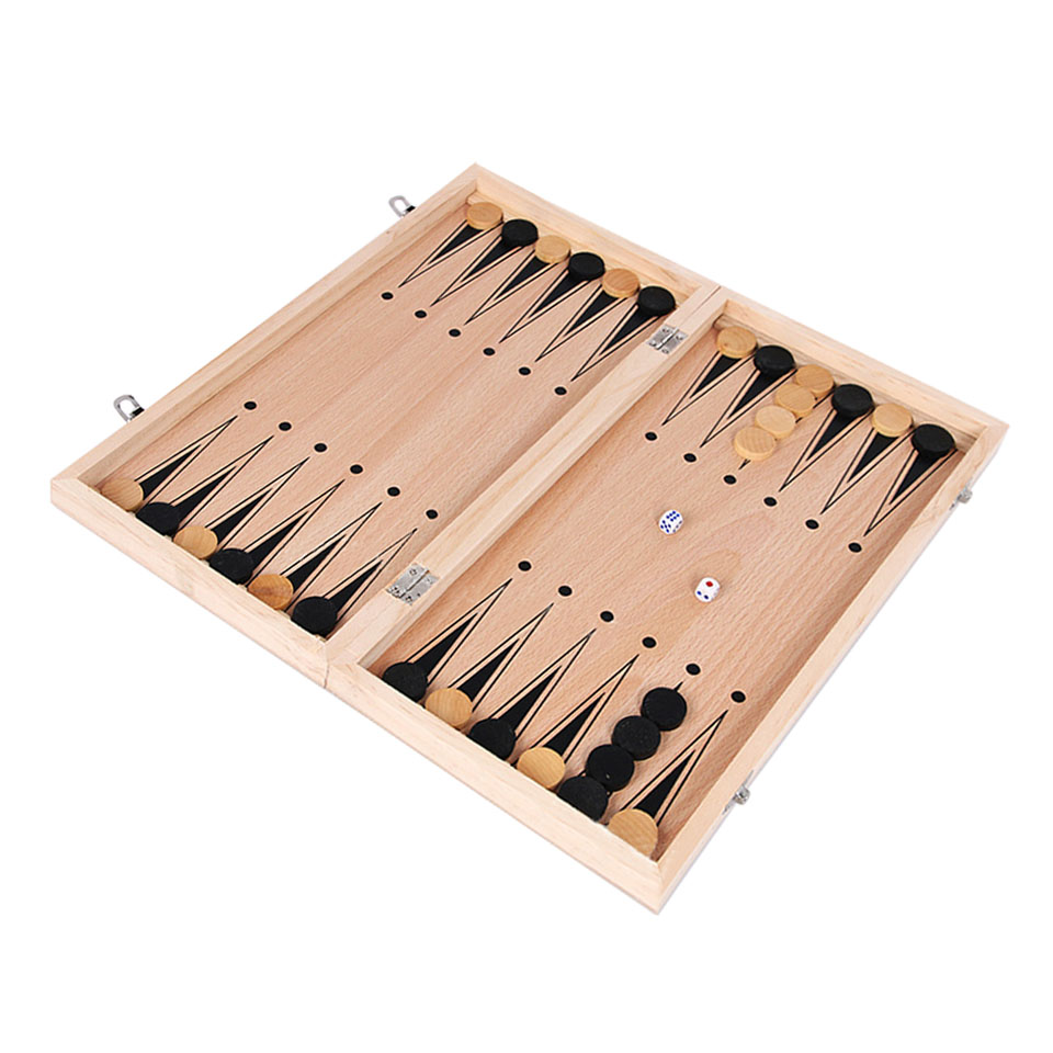 3 in 1 Wooden Chess Backgammon - Board Game Yearbook 评论和价格