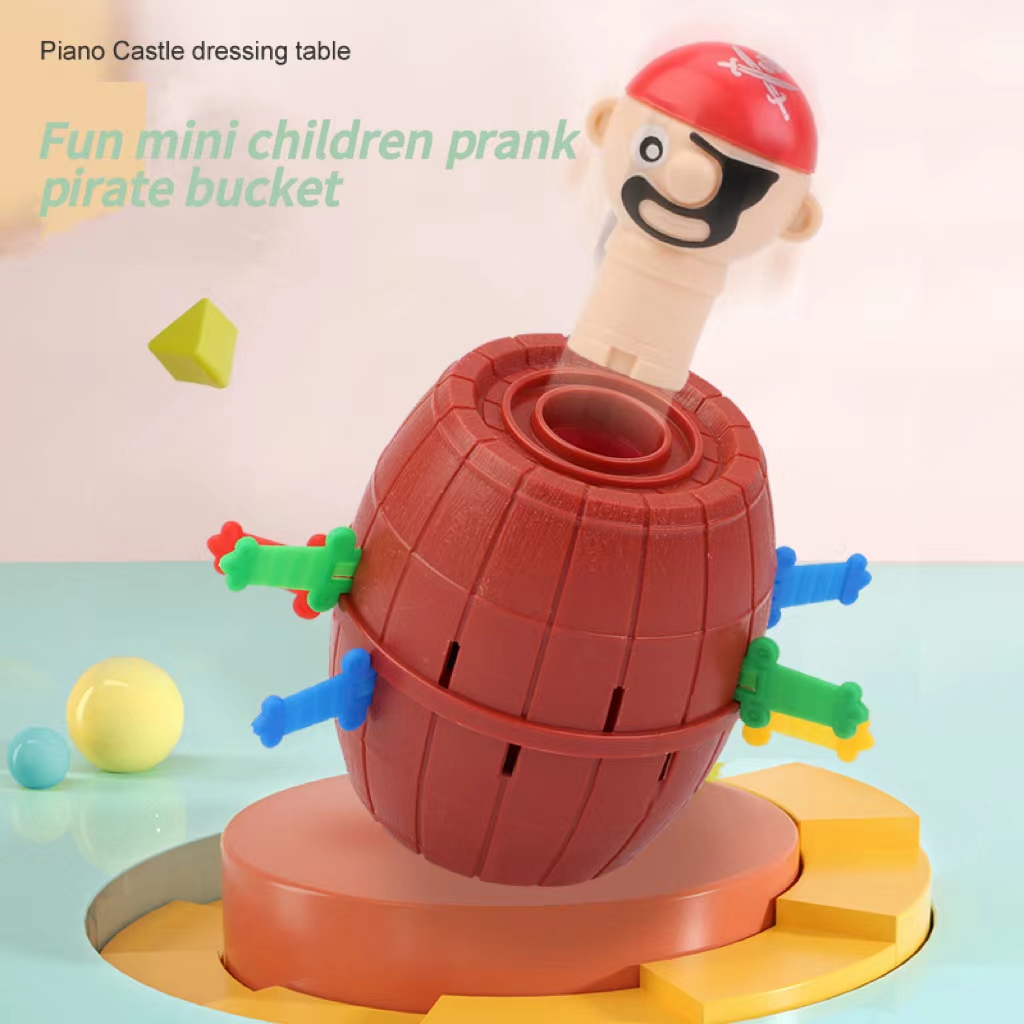 Mini New Funny Pirate Barrel T - Board Game Pirates 评论和价格
