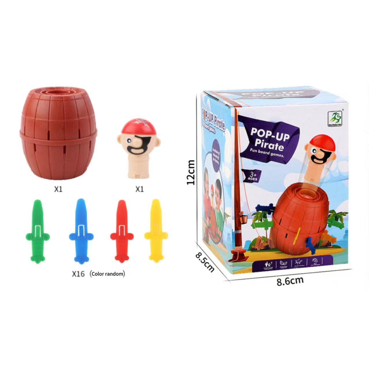 Mini New Funny Pirate Barrel T - Board Game Pirates 评论和价格