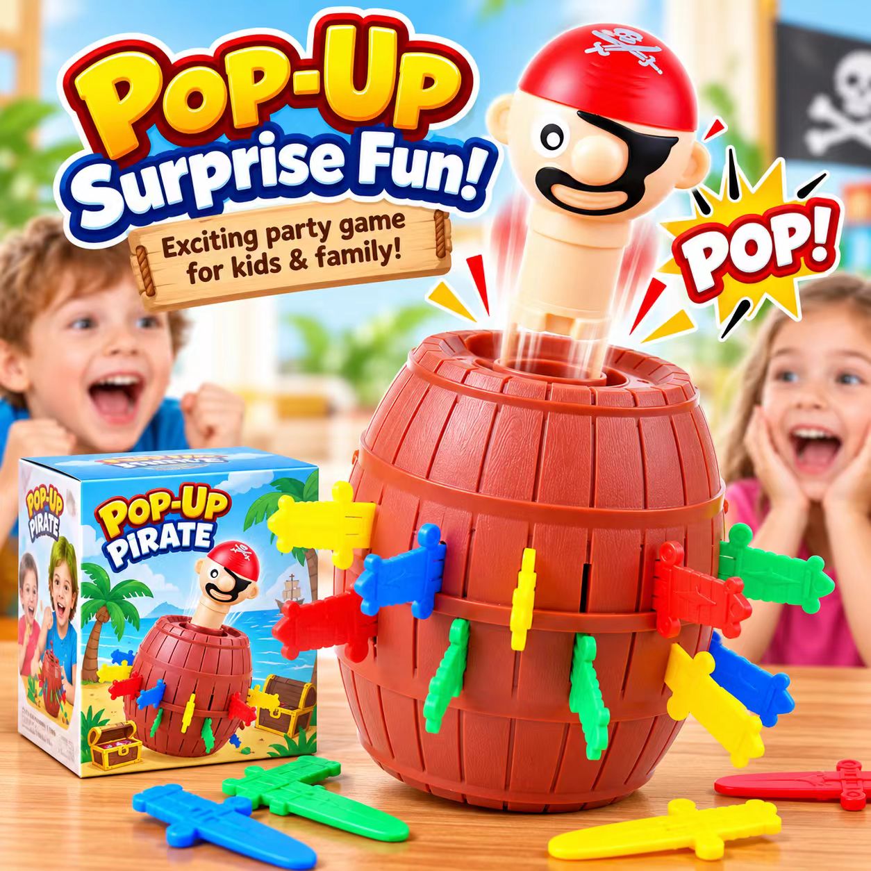 Mini Pirate Barrel Surprise Ga - Board Game Pirates 评论和价格
