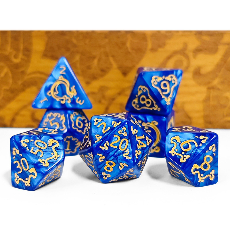 7pcs DND Dice 7Pcs/set Dragon  - Board Game Dnd 评论和价格