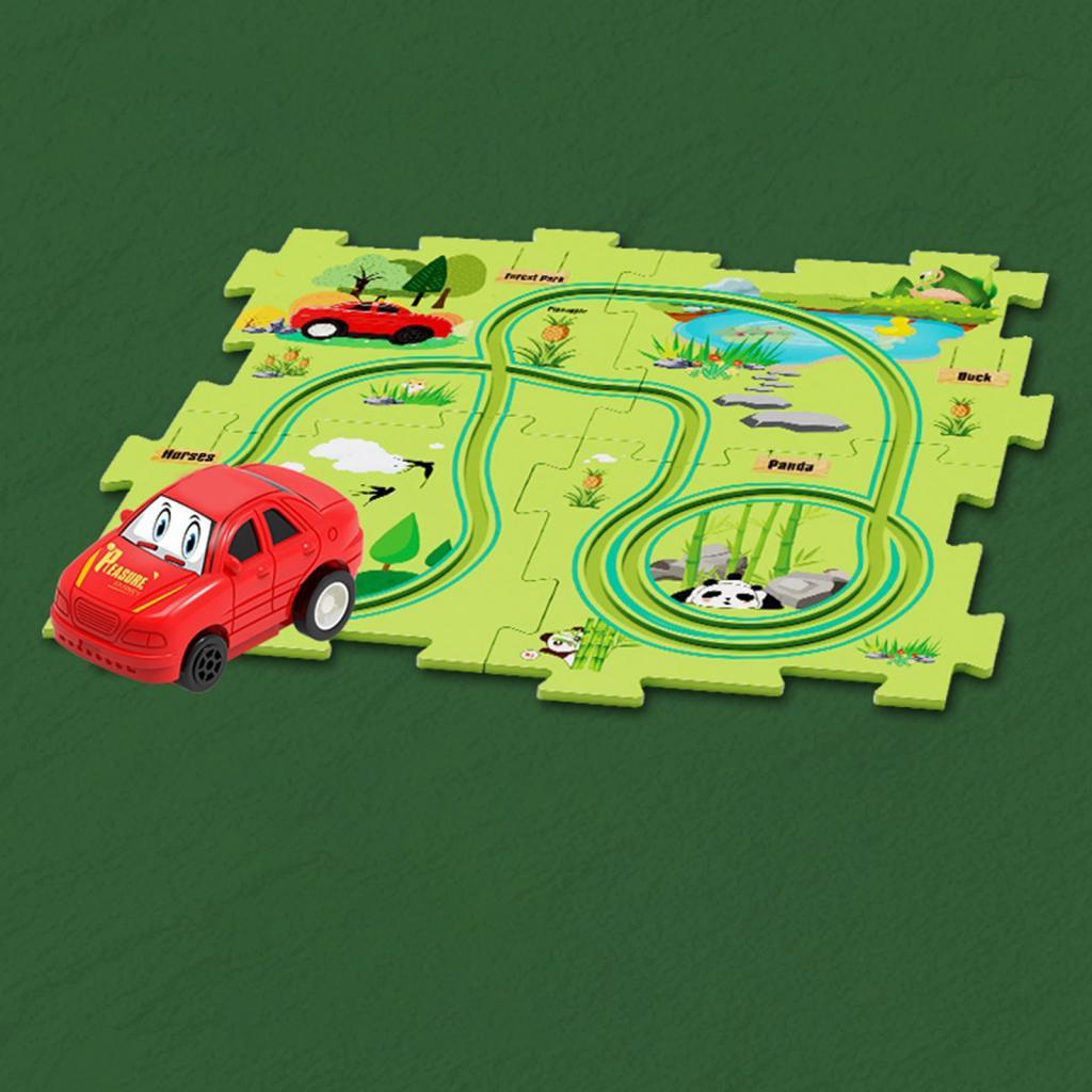Kids Toys Race Car Track Puzzl - Board Game Race Track 评论和价格
