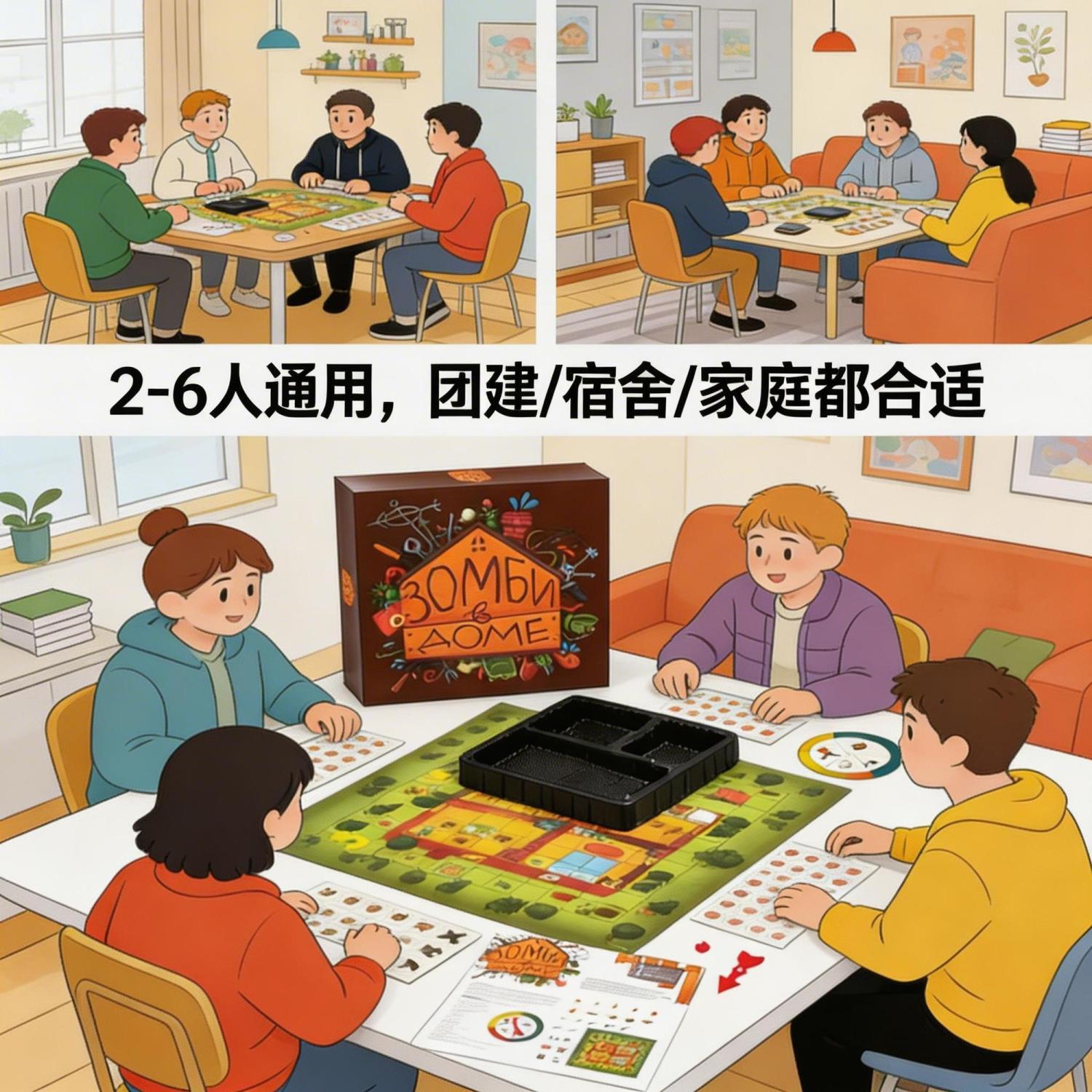 Russian Version Zombie Surviva - Board Game Zombie 评论和价格